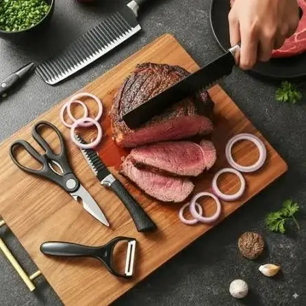 CortaPro em uso com alimentos